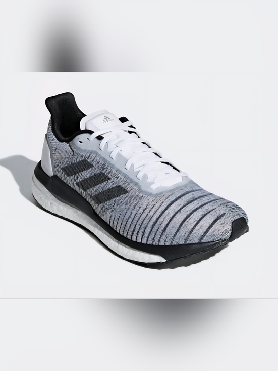 adidas Other - Men's adidas Solar Drive Shoes With Boost Midsole Gray Black and White Size 13